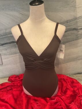 Janzten Classics Brown Swimsuit